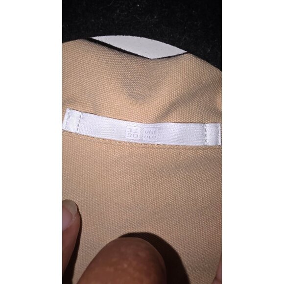 Uniqlo Women's Tan Button-Up Cotton Jacket Front Pockets Size S - Picture 4 of 8